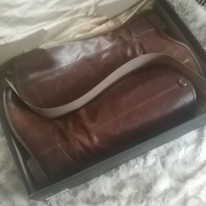 Frye Melissa Button 2 -Cognac Extended Calf